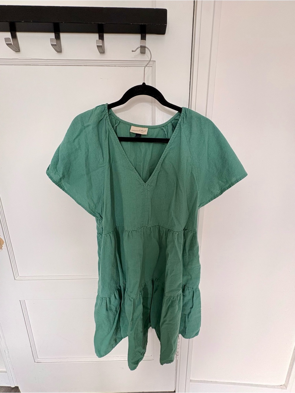 Universal Thread Green Tiered Mini Dress